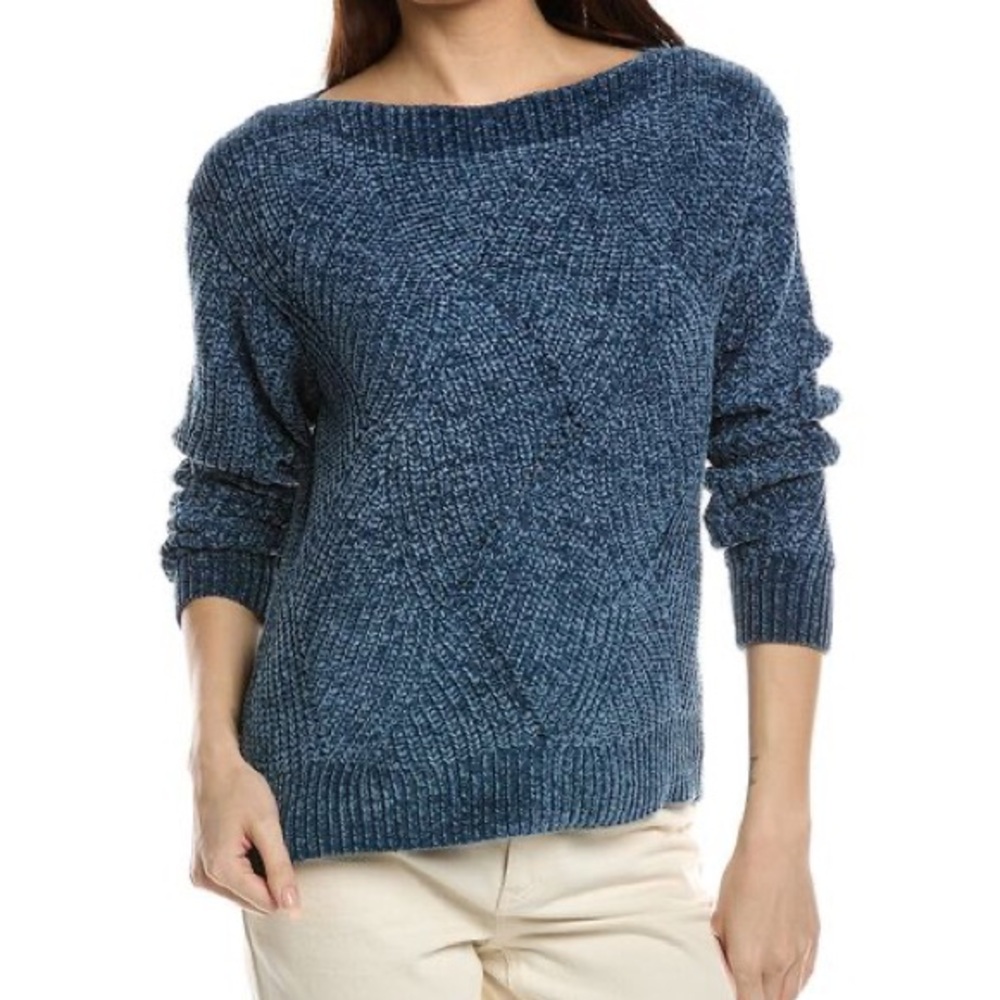 NWT Tommy Bahama Women’s Shell St Luna Chenille Sweater Blue XL
